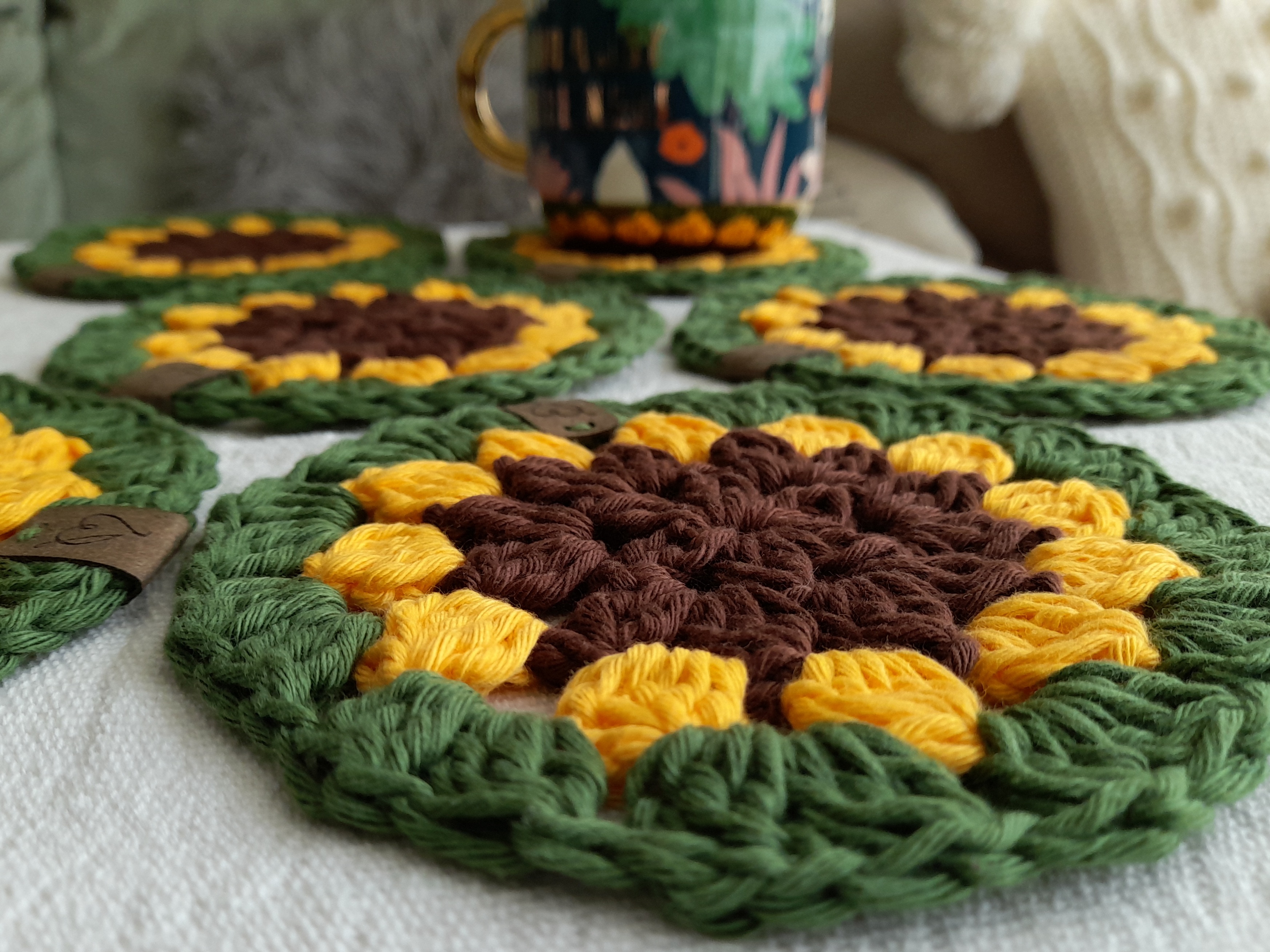 Doily coasters